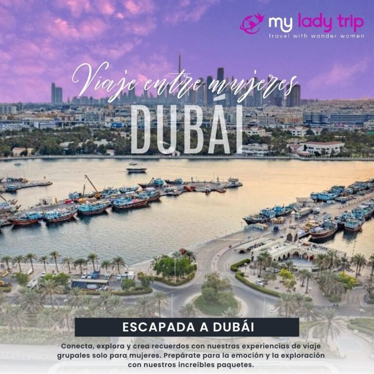 Viaje a Dubai grupal con mujeres