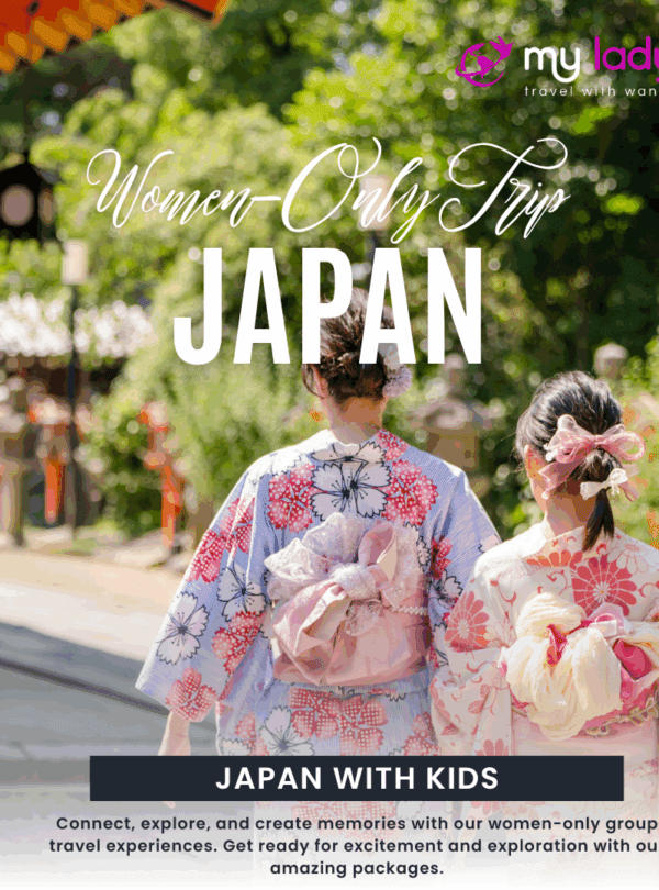 Trip to Japan with kids for solo moms