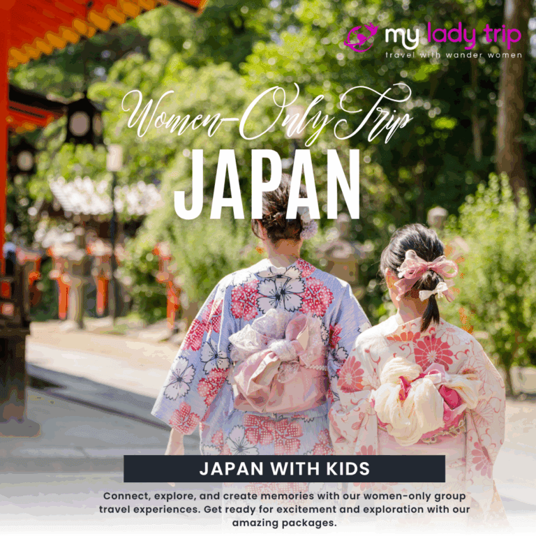 Trip to Japan with kids for solo moms