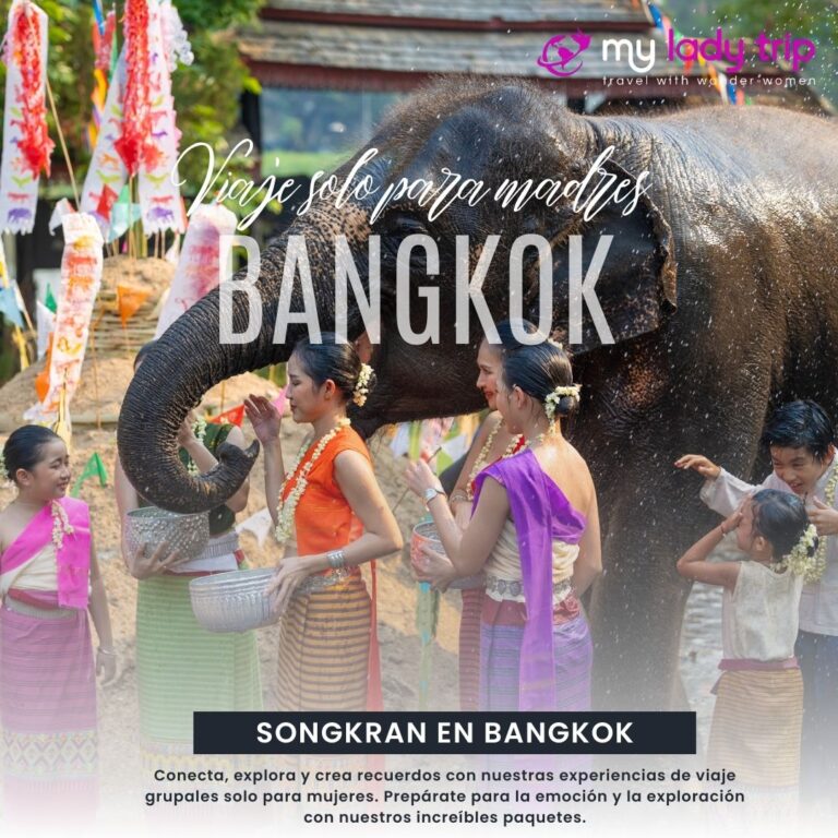 Bangkok Songkran Vaje para madres